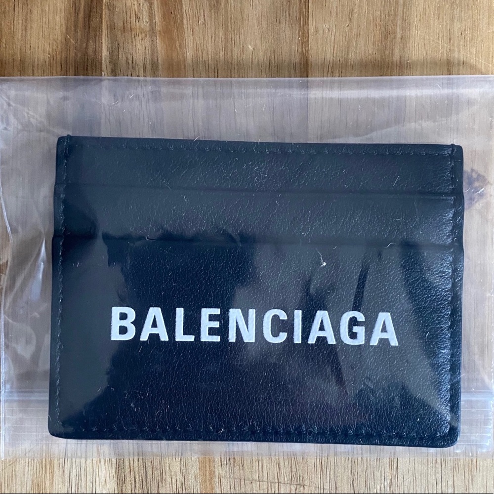 Balenciaga Logo Card Case